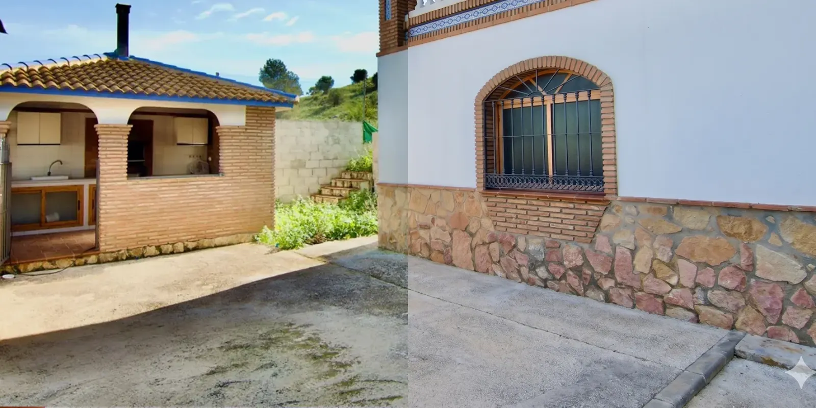 Suelo exterior sellado por Zona 1