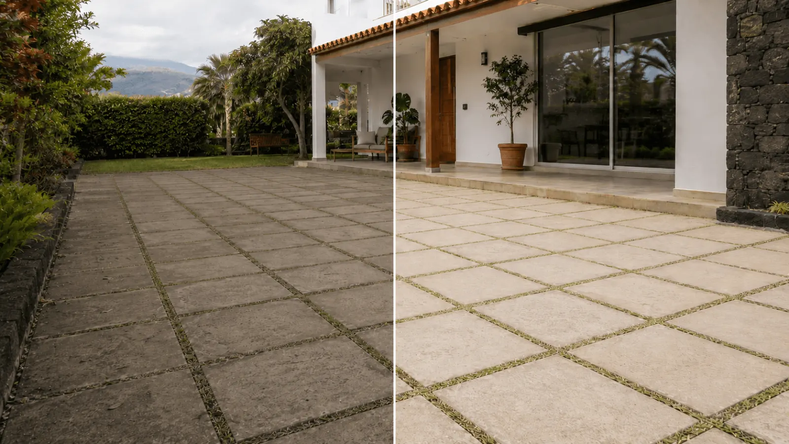 Qué influye en el precio de limpiar una terraza o patio en Gran Canaria